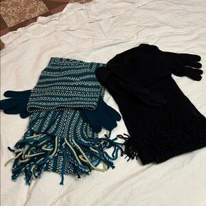 Two 3 piece scarf sets. NEW NO TAGS